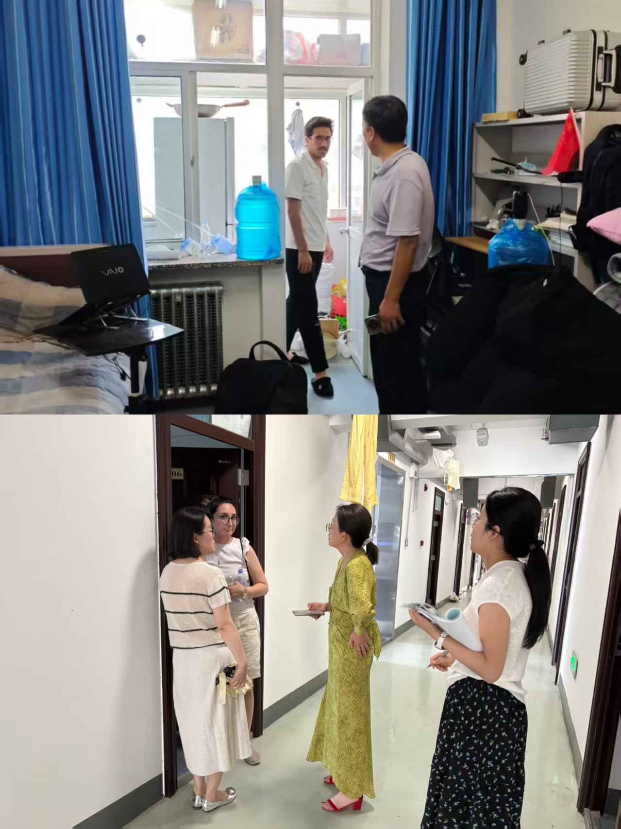 盛夏暖人心 关怀零距离——学院开展炎热天气宿舍走访慰问行动