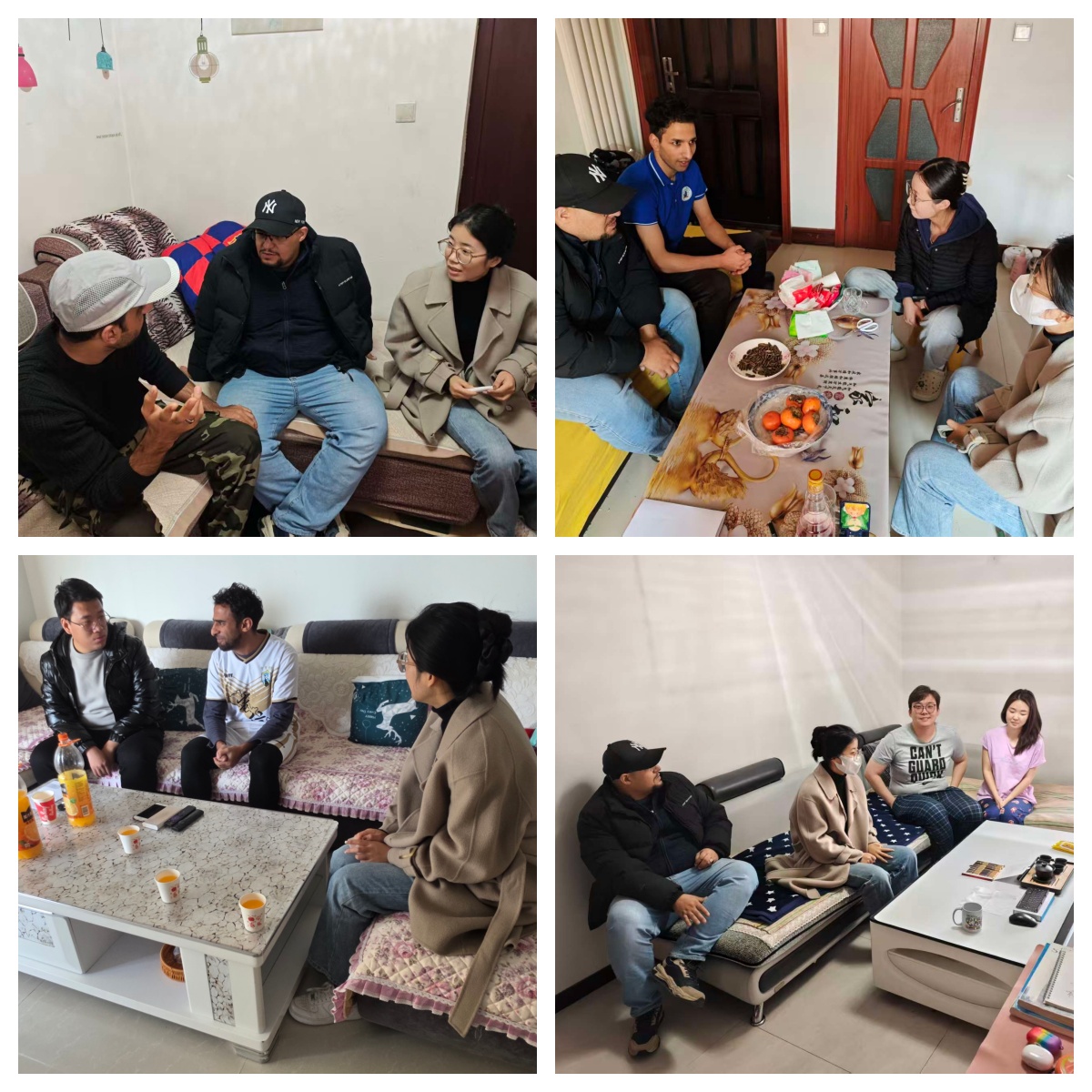 国际合作部开展校外住宿国际学生家访工作